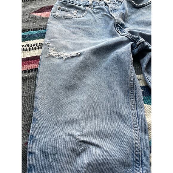 90s Distressed Sonoma High Rise Straight Fit Jeans Size 32 - Picture 6 of 8